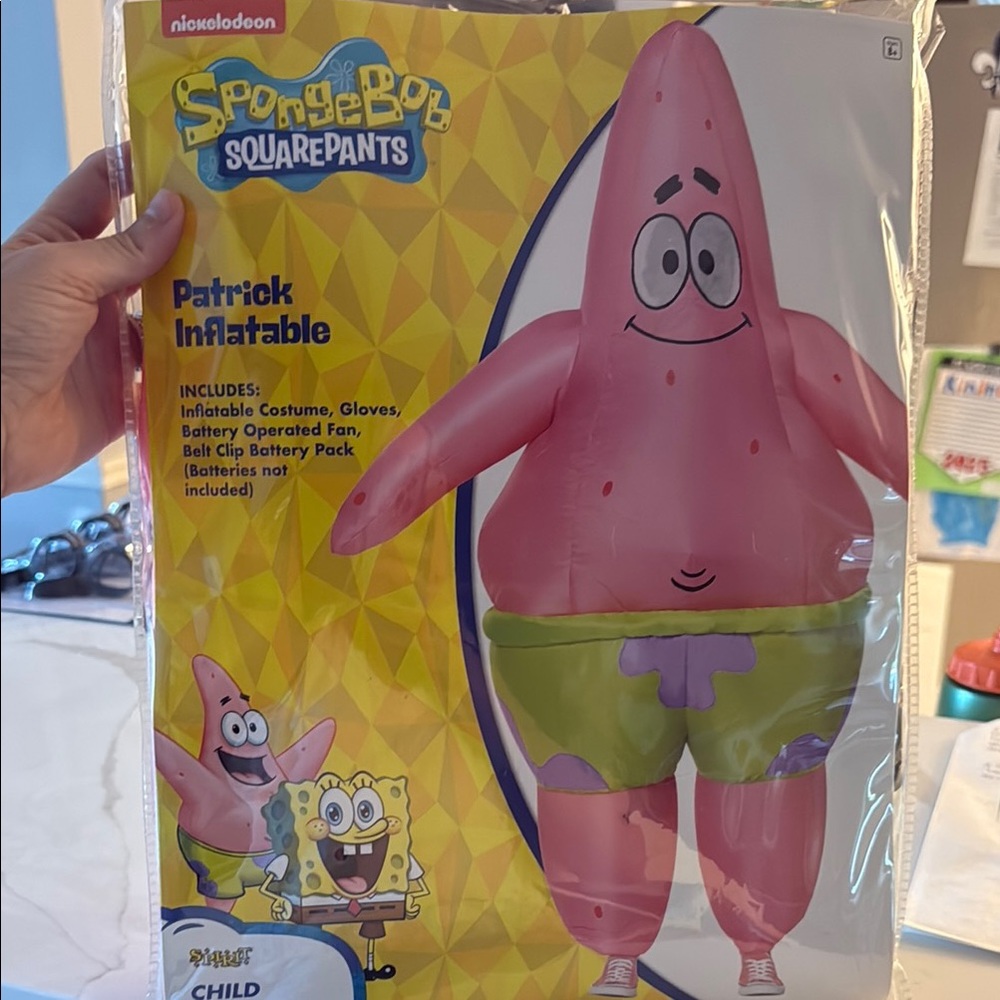 Nickelodeon Pink Patrick Inflatable Outfit